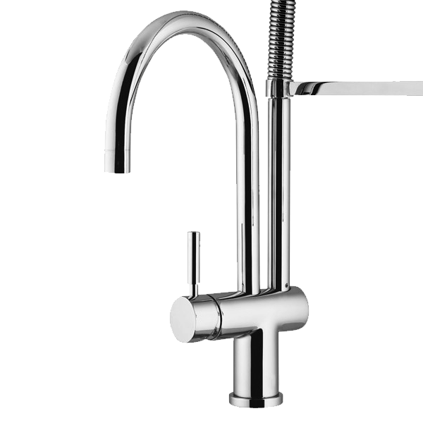 Vigo Two Handle Widespread Pull-Out Spray Bar Faucet with Soap Dispenser - Image 2